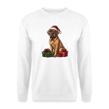 Cadeaux de Noël pour le chien mastiff - Sweat-shirt Unisexe - blanc - Devant