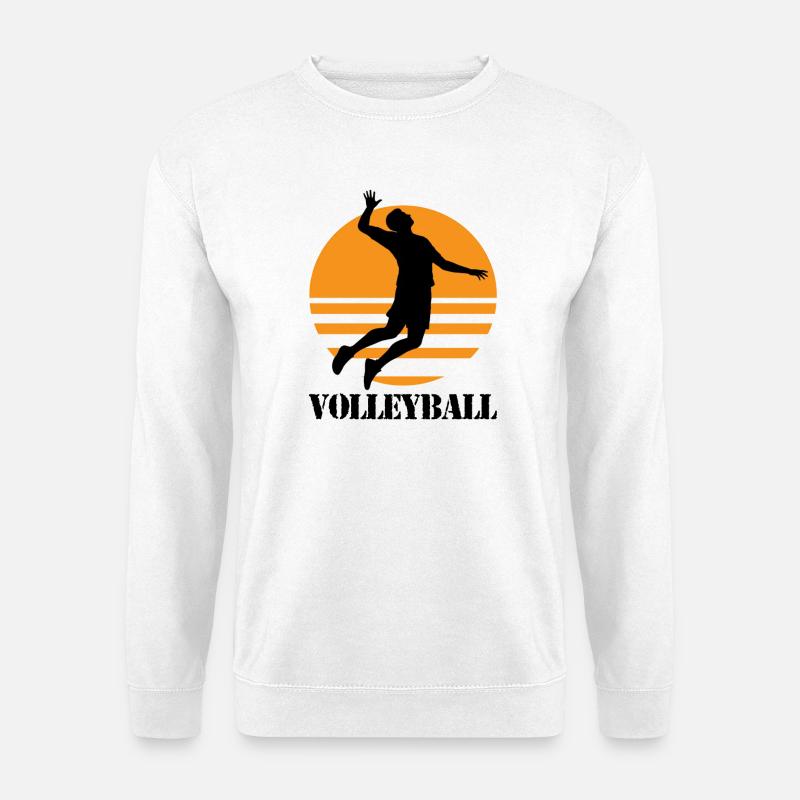 Volleyball - Unisex Pullover - Weiß