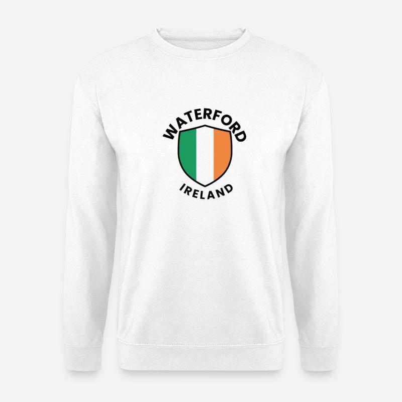 Waterford-Irland-Schild - Unisex Pullover - Weiß