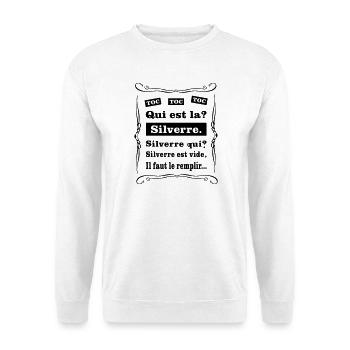 Knock knock knock - Unisex Sweatshirt - white - Front