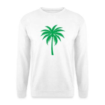 Palme - Unisex Pullover - Weiß - Vorne