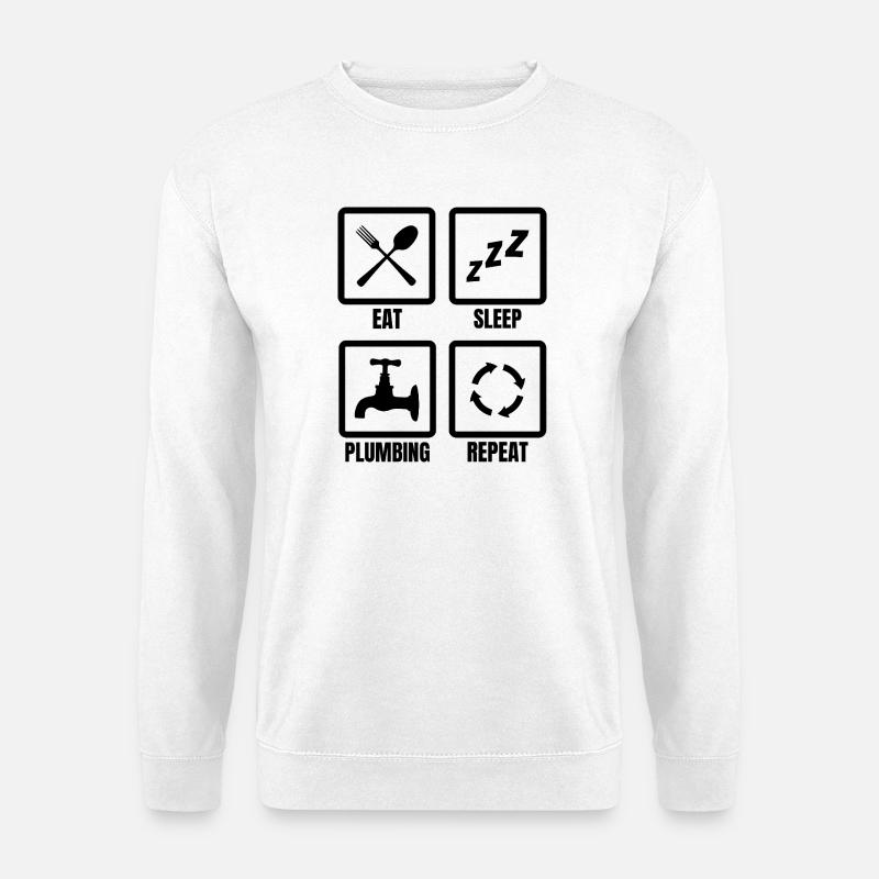 Installer Daily Routine - Unisex Sweatshirt - white