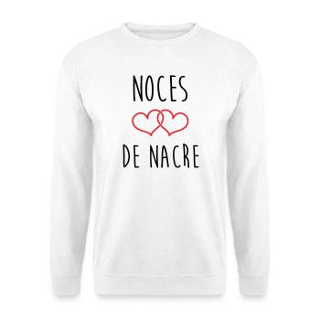 Muttermutt-Hochzeit 42 Jahre Ehe - Unisex Pullover - Weiß - Vorne