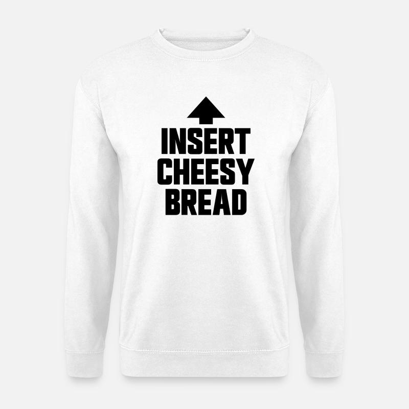 Käsebrot (Lieblingsessen) - Unisex Pullover - Weiß
