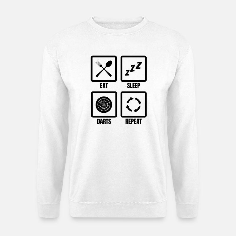 Dart Zeitplan - Unisex Pullover - Weiß