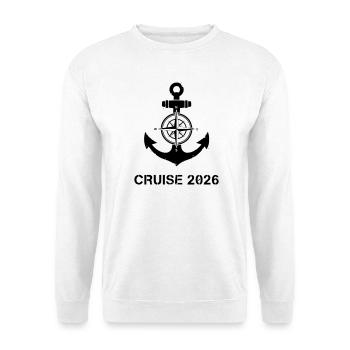 Anker Kompass Cruise 2026 - Unisex Pullover - Weiß - Vorne