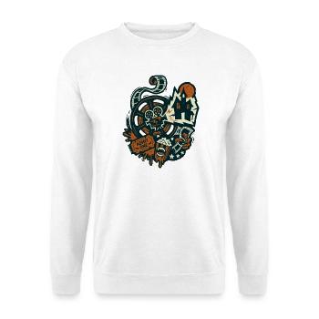 Horror Kino Retro Film Design - Unisex Pullover - Weiß - Vorne