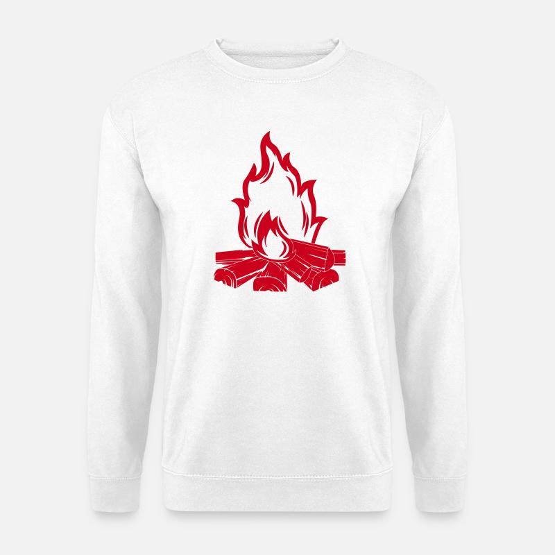 lagerfeuer - Unisex Pullover - Weiß