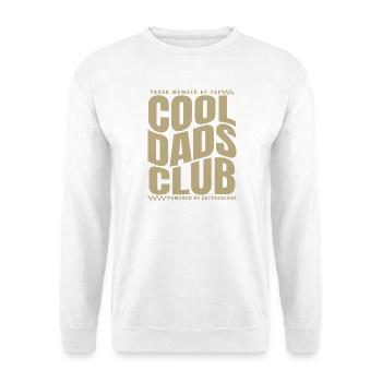 Fête des pères cadeau papa - Club des papas cool - Sweat-shirt Unisexe - blanc - Devant
