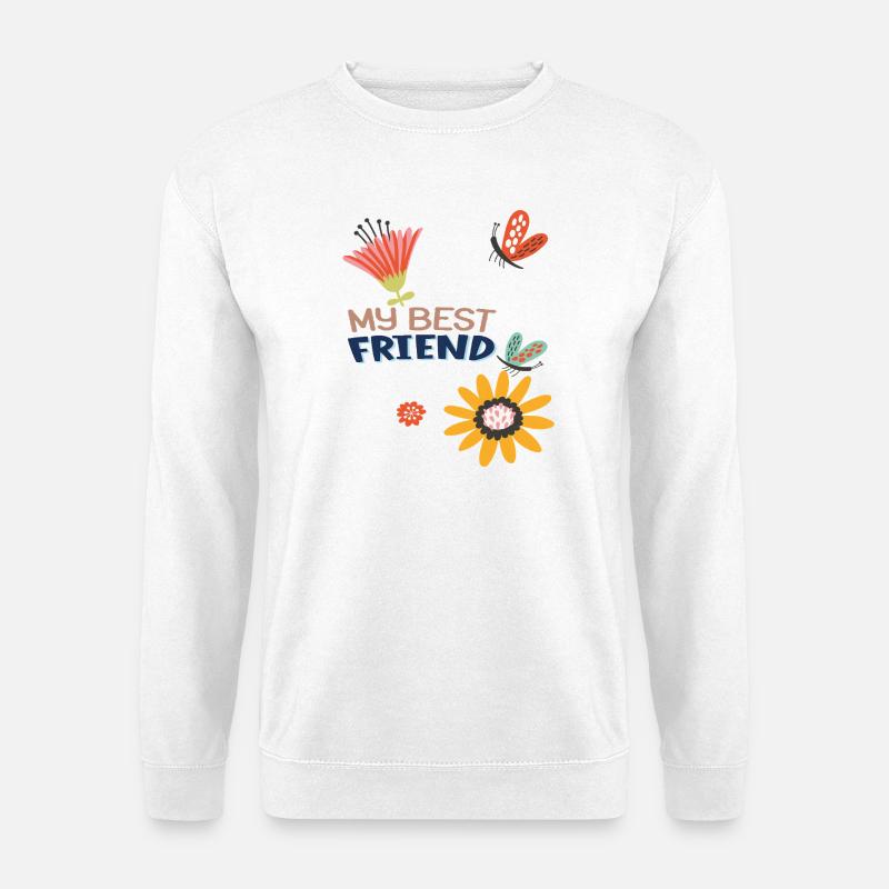 Beste Freunde - Unisex Pullover - Weiß