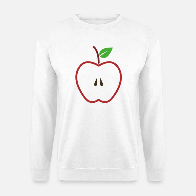Cut Apple - Unisex Sweatshirt - white