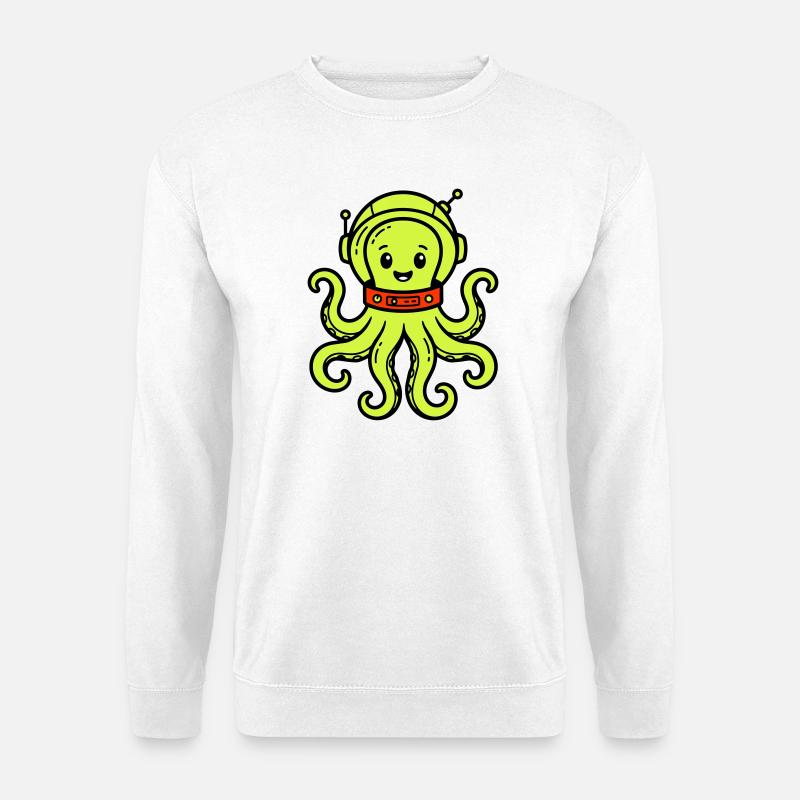 Extraterrestre mignon - Sweat-shirt Unisexe - blanc