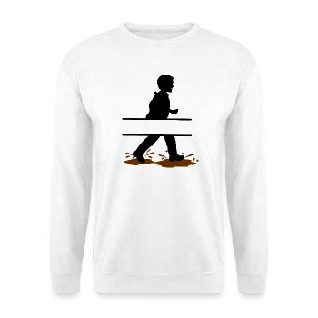 Wadloper Boy Custom – Schlammspaß - Unisex Pullover - Weiß - Vorne