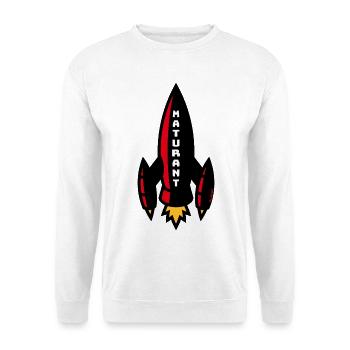 Matura Rocket (Certificat de fin d’études / Diplôme / 4C) - Sweat-shirt Unisexe - blanc - Devant