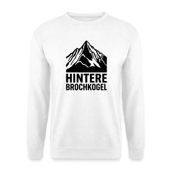 Hintere Brochkogel - Unisex Pullover - Weiß - Vorne