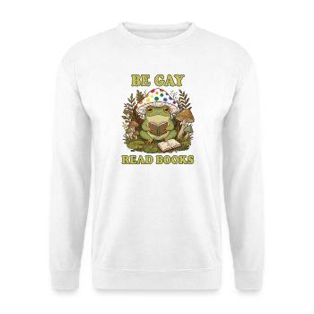 Mois de la fierté LGBTQ - Soyez gay Lisez des livres - Sweat-shirt Unisexe - blanc - Devant