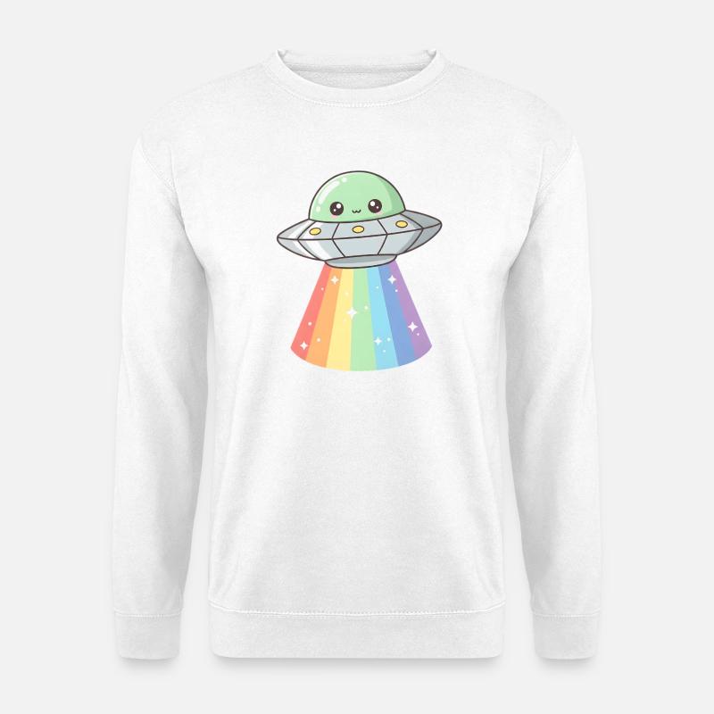Ufo - Unisex Pullover - Weiß