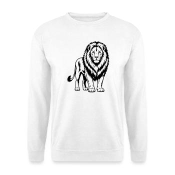 lion - Unisex Sweatshirt - white - Front