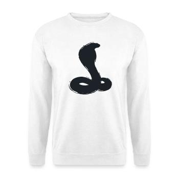 Mascotte Cobra Silhouette Snake eSport - Sweat-shirt Unisexe - blanc - Devant