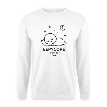 Eepycore – Born to Nap | Cozy Sleep Mood - Unisex Pullover - Weiß - Vorne