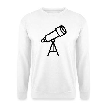 telescope - Unisex Sweatshirt - white - Front
