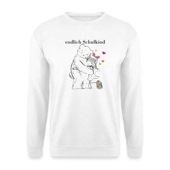 Schulanfang - Unisex Pullover - Weiß - Vorne
