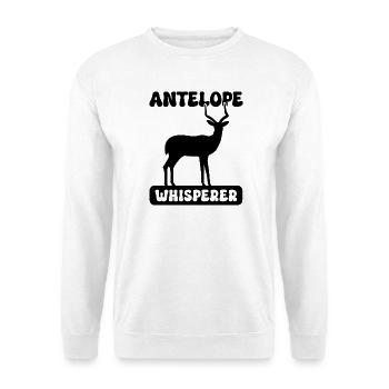 Antilope Wildtier Safari - Unisex Pullover - Weiß - Vorne