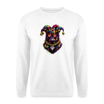 Gorilla Jester Neon Graffiti - Unisex Sweatshirt - white - Front