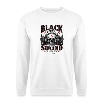 Black Forest Sound Skull - Unisex Sweatshirt - white - Front
