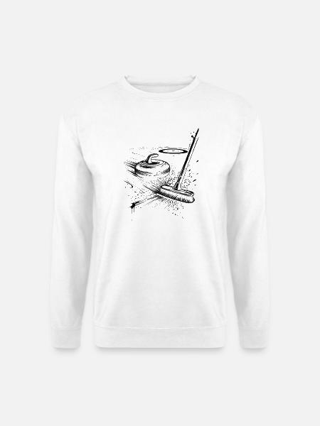 Curling - Unisex Pullover - Weiß