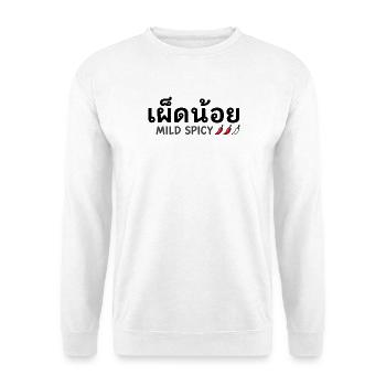 légèrement épicé - Sweat-shirt Unisexe - blanc - Devant