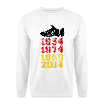Coupe du Monde 2014 - Sweat-shirt Unisexe - blanc - Devant