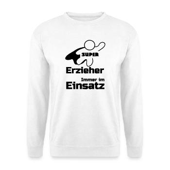 Super Erzieher Geschenk - Unisex Pullover - Weiß - Vorne