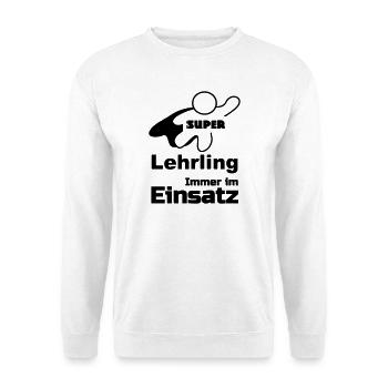 Super Lehrling Geschenk - Unisex Pullover - Weiß - Vorne