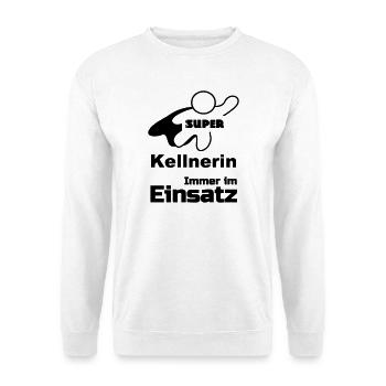 Super Kellnerin Geschenk - Unisex Pullover - Weiß - Vorne