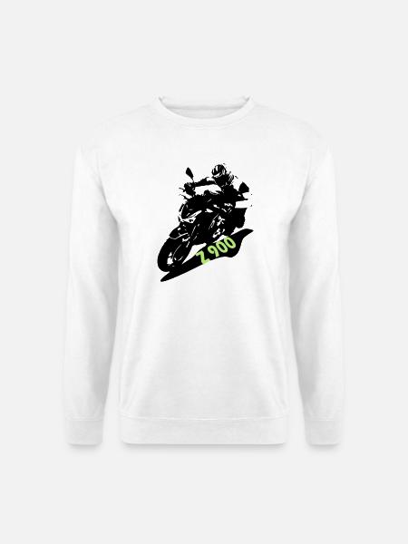 KZ900schrift2 - Unisex Pullover - Weiß