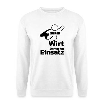 Super Wirt Geschenk - Unisex Pullover - Weiß - Vorne
