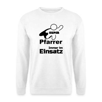 Super Pfarrer Geschenk - Unisex Pullover - Weiß - Vorne