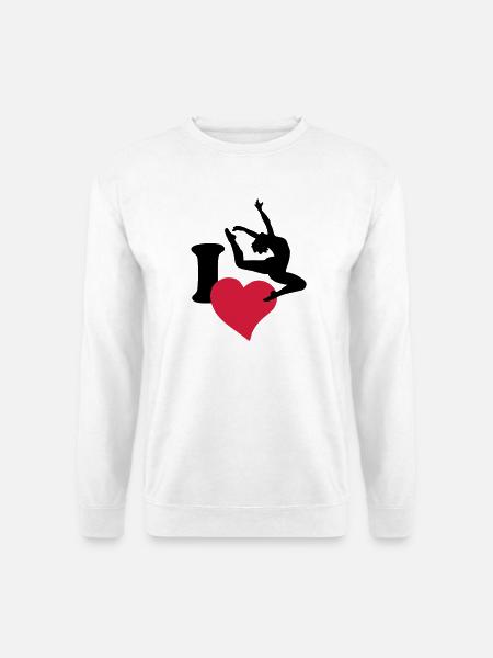 I love to dance - Unisex Sweatshirt - white