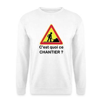 Was ist diese Seite? - Unisex Pullover - Weiß - Vorne