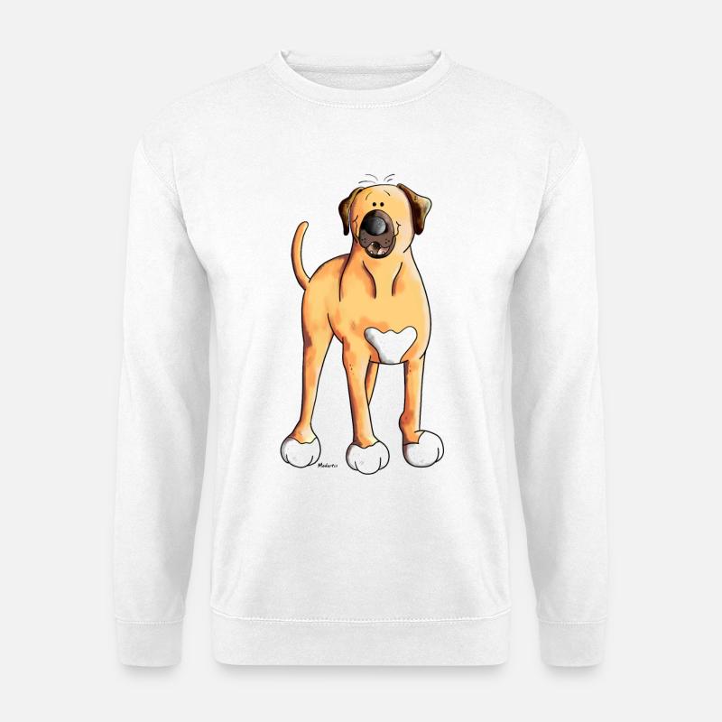 Baxter der Broholmer - Unisex Pullover - Weiß
