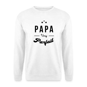 Papa - Fête des Pères - Anniversaire - Bébé - Unisex Sweatshirt - white - Front