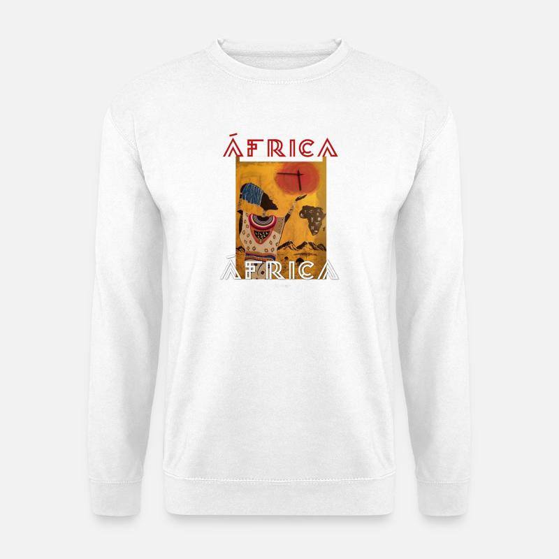 Afrika - Unisex Pullover - Weiß