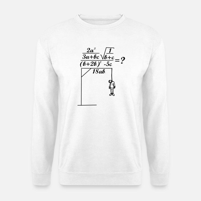 Mathe-Formel - Unisex Pullover - Weiß