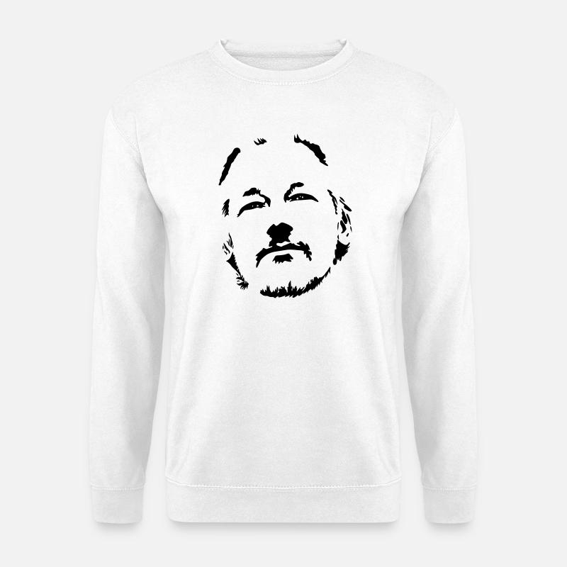 Julian Assange - Unisex Pullover - Weiß