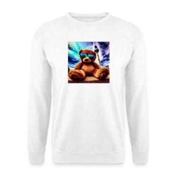 Teddy in Berlin II - Unisex Pullover - Weiß - Vorne