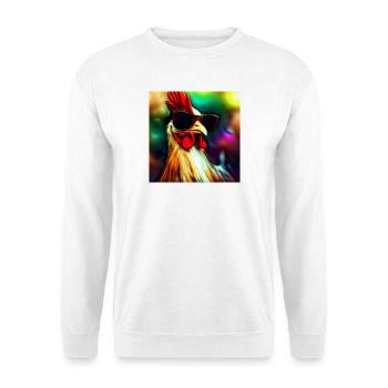 Fancy Chicken III - Unisex Pullover - Weiß - Vorne