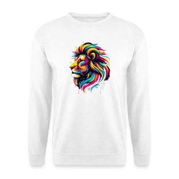 Lion - Unisex Sweatshirt - white - Front