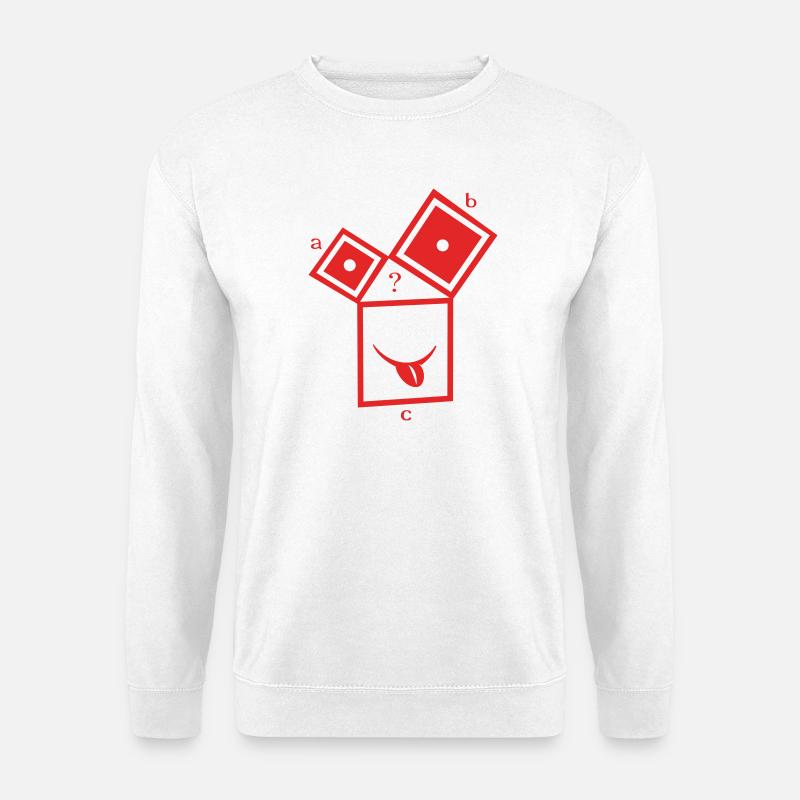 nerdthagoras - Unisex Pullover - Weiß