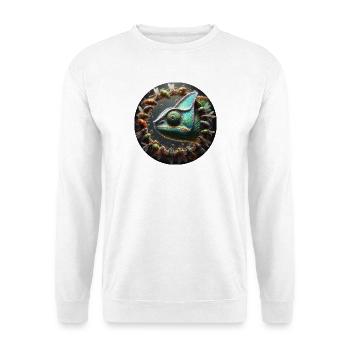 The Chameleon and the Insects - Unisex Sweatshirt - white - Front